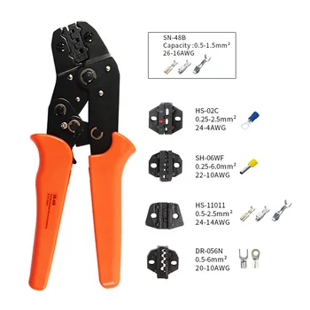 Brand New Style Crimping Pliers SN-48B for Non-insulated Terminals and Non-insulated Ferrules and Tab Receptacles Hand Tools LC 
Brand New Style Crimping Pliers SN-48B for Non-insulated Terminals and Non-insulated Ferrules and Tab Receptacles Hand Tools LC