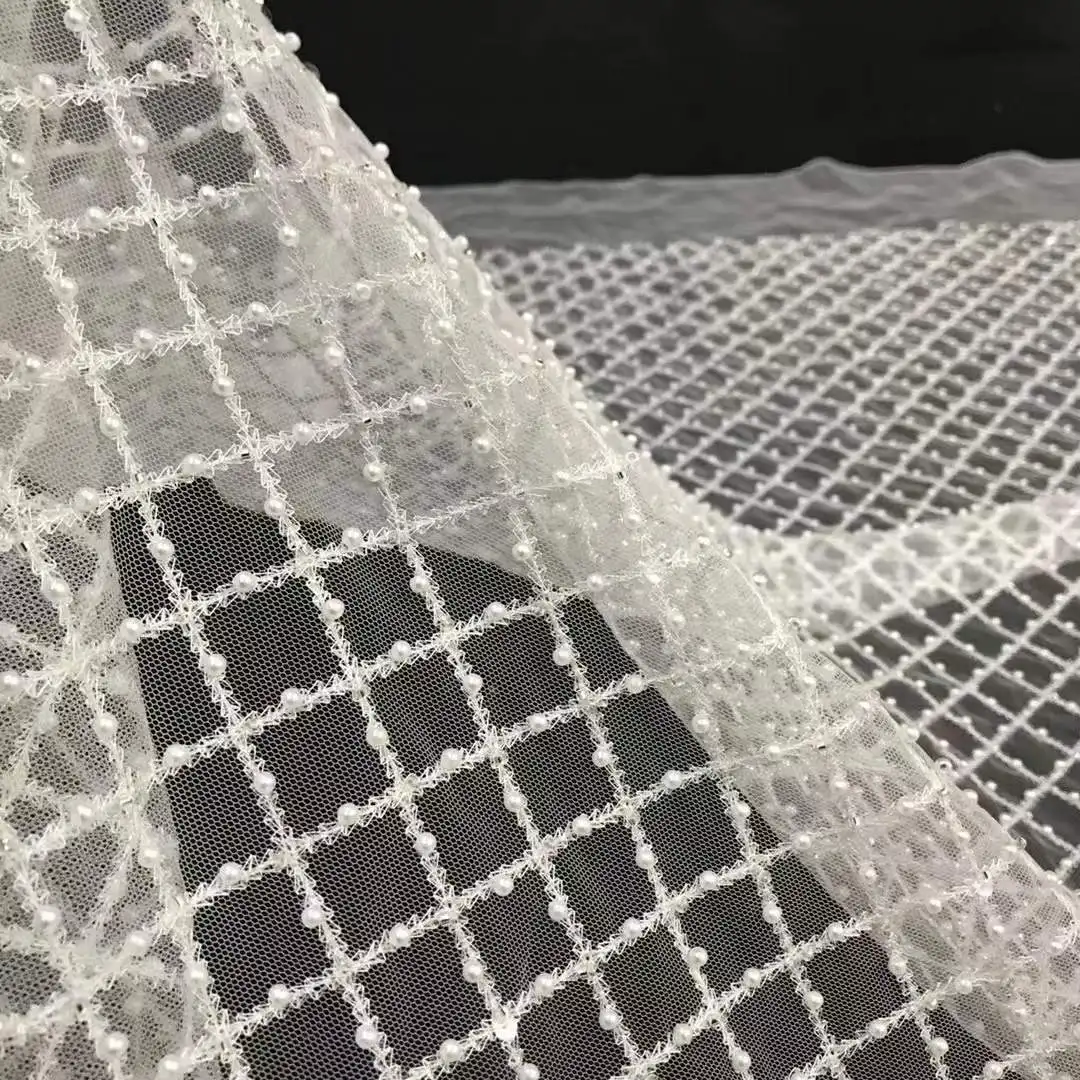 White Beads and Square totem Tulle Embroidery Dress, Fashionable Dress, Exquisite, Good Quality and Good Price
White Beads and Square totem Tulle Embroidery Dress, Fashionable Dress, Exquisite, Good Quality and Good Price