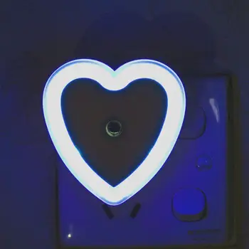 Wireless Sensor LED Night Light EU US Plug Mini Heart Night Lights For Baby Room Bedroom Corridor Lamp Light LED Sensor Nightlam
Wireless Sensor LED Night Light EU US Plug Mini Heart Night Lights For Baby Room Bedroom Corridor Lamp Light LED Sensor Nightlam