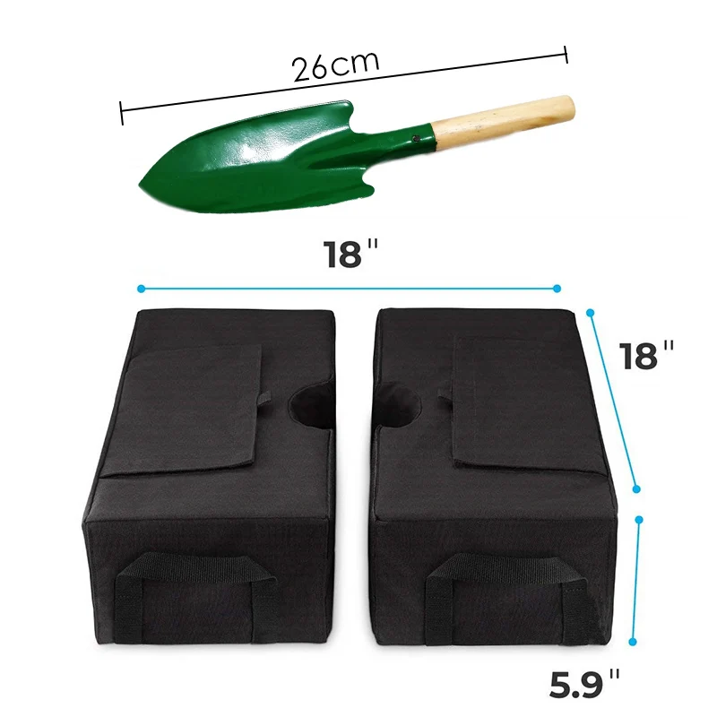 Outdoor Canopy Detachable Umbrella Base Weight Bag Cantilever Offset Patio Sunshade Sun Umbrella Support Frame Fixed Sandbags Gazebos Aliexpress