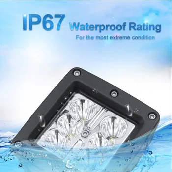 Flood Working Light Car 6 LED 18W Aux Off-road Truck Boat Lamp White 6000K
Flood Working Light Car 6 LED 18W Aux Off-road Truck Boat Lamp White 6000K
