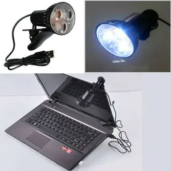 Flexible Super Bright 3 LED Clip On Spot USB Light Lamp Black For Laptop PC Notebook Computer Work At Night Eye protectionGAF5
Flexible Super Bright 3 LED Clip On Spot USB Light Lamp Black For Laptop PC Notebook Computer Work At Night Eye protectionGAF5