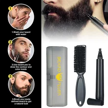 Beard Pencil Black & Dark Brown Waterproof Sweat-proof Beard Filler Pen With Beard Brush Set Patchy Beard Pen Beard Sets For Men
Beard Pencil Black & Dark Brown Waterproof Sweat-proof Beard Filler Pen With Beard Brush Set Patchy Beard Pen Beard Sets For Men