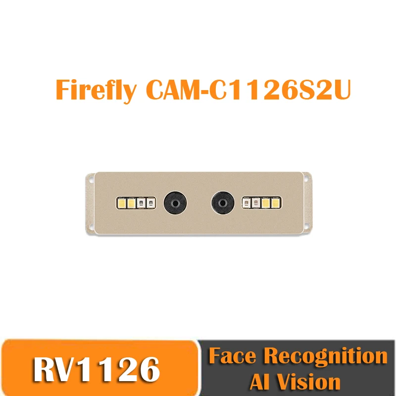 

RV1126 Core Board CAM-C1126S2U Smart Binocular Camera Module Contains Face Recognition Algorithm Dual-Core AI Vision Processor