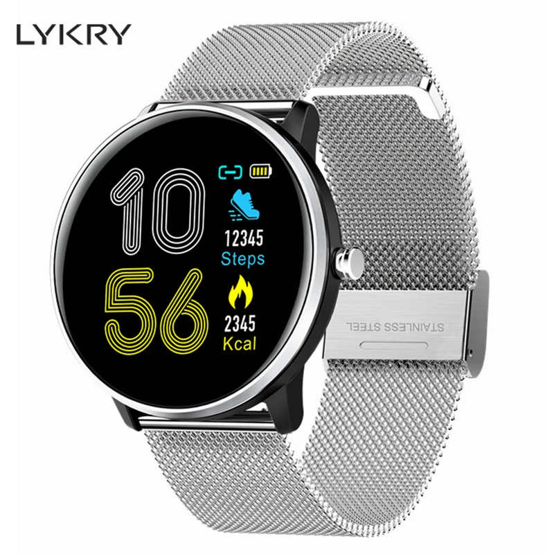 LYKRY MX6 Smart watch Women Men Full Touch Screen Fitness Tracker Heart Rate Monitor IP68 Waterproof Watches for xiaomi huawei
LYKRY MX6 Smart watch Women Men Full Touch Screen Fitness Tracker Heart Rate Monitor IP68 Waterproof Watches for xiaomi huawei
