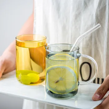 Large-capacity Japanese-style Color Transparent Glass Simple Single Layer Thickened Tea Mug Heat-resistant Water Cup with Handle
Large-capacity Japanese-style Color Transparent Glass Simple Single Layer Thickened Tea Mug Heat-resistant Water Cup with Handle