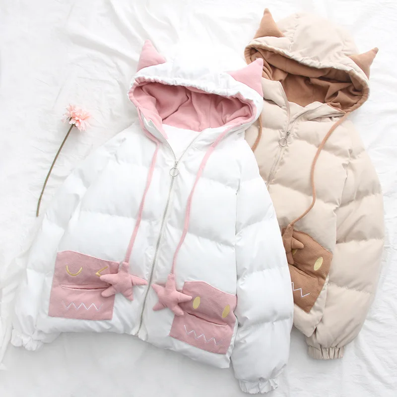 2019 Winter New Style Korean-style Versatile College Style Monster Pocket Thick Warm down Coat Cotton-padded Clothes Women's
2019 Winter New Style Korean-style Versatile College Style Monster Pocket Thick Warm down Coat Cotton-padded Clothes Women's