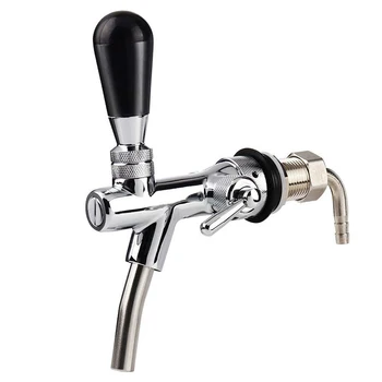 2 In 1 Beer Tap, With Flow Control, Black Handle Lever and Liquid Ball Lock Post (2 inch Adjustable Tap)
2 In 1 Beer Tap, With Flow Control, Black Handle Lever and Liquid Ball Lock Post (2 inch Adjustable Tap)