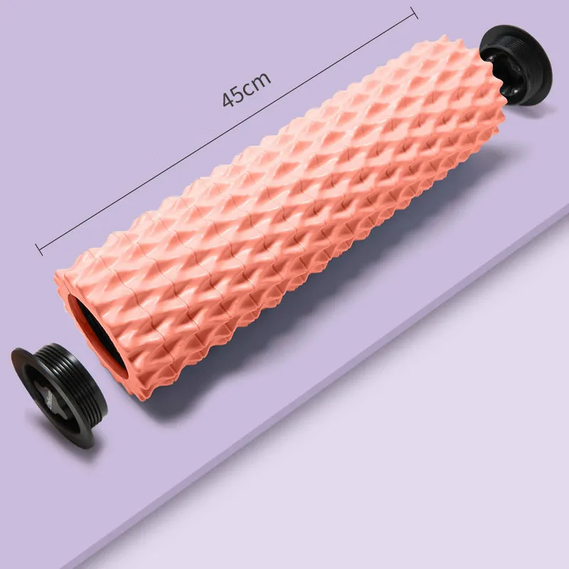 

45cm Foam Roller Massage Fitness Equipment Yoga Column Balance Bar Stick Pilates Relax Muscle Body Back Point Roller Massager