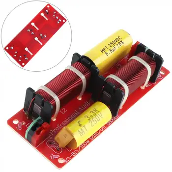 4 Way 150W Speaker Audio Frequency Divider Loudspeaker 4 Unit Crossover Filters for Speakers
4 Way 150W Speaker Audio Frequency Divider Loudspeaker 4 Unit Crossover Filters for Speakers