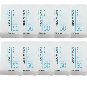 TONYMOLY UV Master Face & Body Sun Cream Sample 20pcs SPF50++ PA+++ Sunscreen Whitening Sun Cream Sunblock Skin Protective Cream 
TONYMOLY UV Master Face & Body Sun Cream Sample 20pcs SPF50++ PA+++ Sunscreen Whitening Sun Cream Sunblock Skin Protective Cream