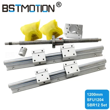 12mm SFU1204 ball screw linear shaft support SBR12 1200mm + BKBF10 fixed block + 1204 housing +coupling for 3d printer
12mm SFU1204 ball screw linear shaft support SBR12 1200mm + BKBF10 fixed block + 1204 housing +coupling for 3d printer