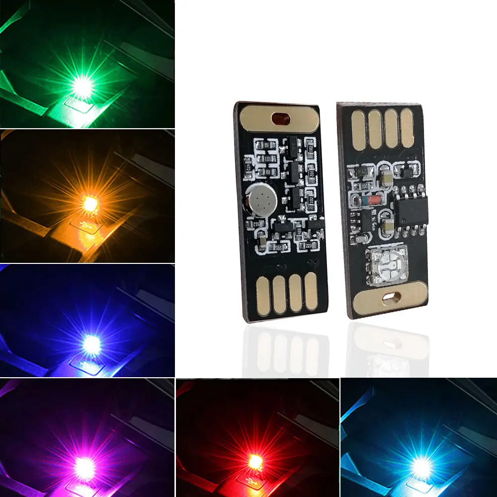 Car Atmosphere Lights RGB Sound Music Control Rhythm Light USB Led Touch Dimmable Auto Interior Decorative Lamp
Car Atmosphere Lights RGB Sound Music Control Rhythm Light USB Led Touch Dimmable Auto Interior Decorative Lamp