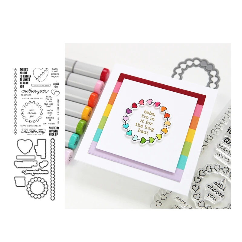 Metal Cutting Dies and Stamps for Scrapbooking Letters Heart Circle Craft Stencil Card Make Album Sheet Die Cut Knife Mold Model
Metal Cutting Dies and Stamps for Scrapbooking Letters Heart Circle Craft Stencil Card Make Album Sheet Die Cut Knife Mold Model