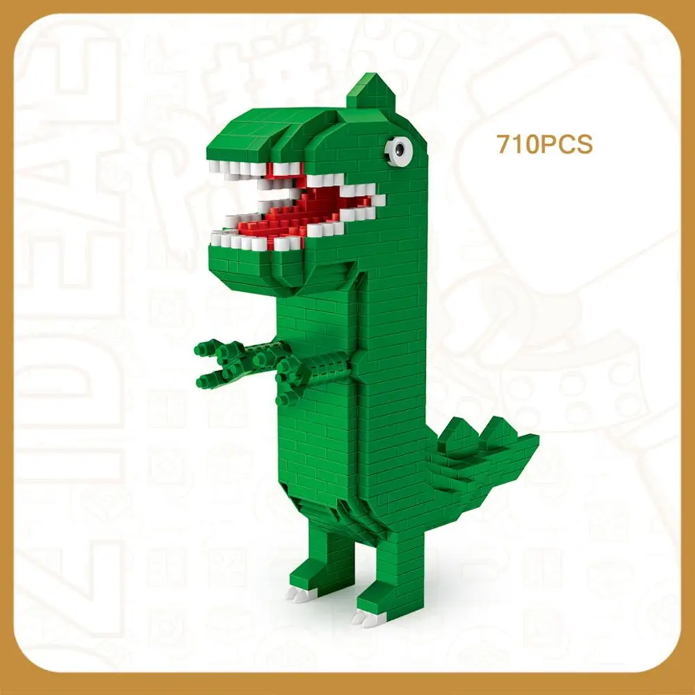 Classic cartoon figure dinosaur doll micro diamond block piggy George building bricks Tyrannosaurus Rex toys nanoBRICKS for kids
Classic cartoon figure dinosaur doll micro diamond block piggy George building bricks Tyrannosaurus Rex toys nanoBRICKS for kids