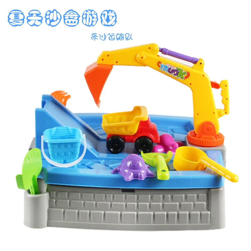 Parent And Child Toy Children Sand Table Game Table for Playing with Water And Sand Transportation Engineering Team Play Sand Pl
Parent And Child Toy Children Sand Table Game Table for Playing with Water And Sand Transportation Engineering Team Play Sand Pl