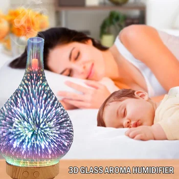 New 3D Glass Aromatherapy Humidifier Firework Pattern Ultrasonic Air Humidifier Electric Aromatherapy Air Diffuser Essential Oil
New 3D Glass Aromatherapy Humidifier Firework Pattern Ultrasonic Air Humidifier Electric Aromatherapy Air Diffuser Essential Oil