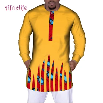 WYN1081 Spring Autumn Male Clothing Fashion Patchwork Men Top One Pcs Cotton Plus Size Custom Casual African Men Clothing
WYN1081 Spring Autumn Male Clothing Fashion Patchwork Men Top One Pcs Cotton Plus Size Custom Casual African Men Clothing