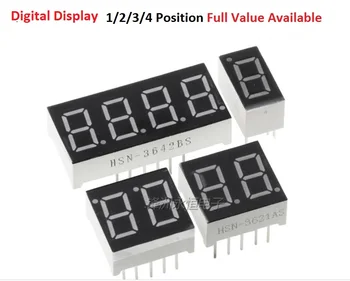5PCS Digital Tube 0.28" 0.36" 0.56" inch 1/2/3/4 segment Position Common anode/cathode Red LCD Digital Display Tube AS/BS
5PCS Digital Tube 0.28" 0.36" 0.56" inch 1/2/3/4 segment Position Common anode/cathode Red LCD Digital Display Tube AS/BS