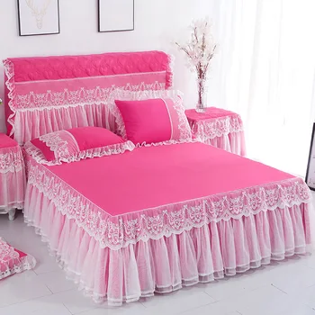 free shipping1/3 Princess bedskirt korean style lace edging bed cover high quality lace mattress cover multi-colors bedspreads 
free shipping1/3 Princess bedskirt korean style lace edging bed cover high quality lace mattress cover multi-colors bedspreads