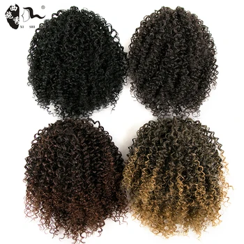 Afro Kinky Curly Ponytail African American Short Wrap Synthetic Drawstring Puff Pony Tail Clip in Hair Extensions
Afro Kinky Curly Ponytail African American Short Wrap Synthetic Drawstring Puff Pony Tail Clip in Hair Extensions
