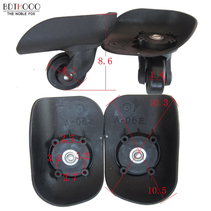 Replacement Luggage Wheels for Travel Suitcases Repair Hand Spinner Caster Parts Trolley Rubber A06-WXL
Replacement Luggage Wheels for Travel Suitcases Repair Hand Spinner Caster Parts Trolley Rubber A06-WXL