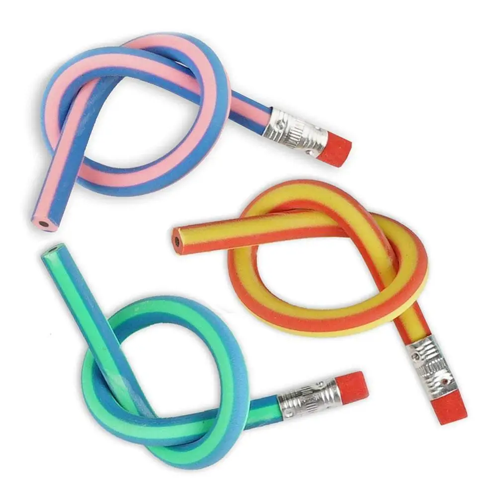 3Pcs Soft Flexible Bendy Pencils Magic Band Kids Children School Fun Bend Soft Pencil Student Stationery Pencils
3Pcs Soft Flexible Bendy Pencils Magic Band Kids Children School Fun Bend Soft Pencil Student Stationery Pencils