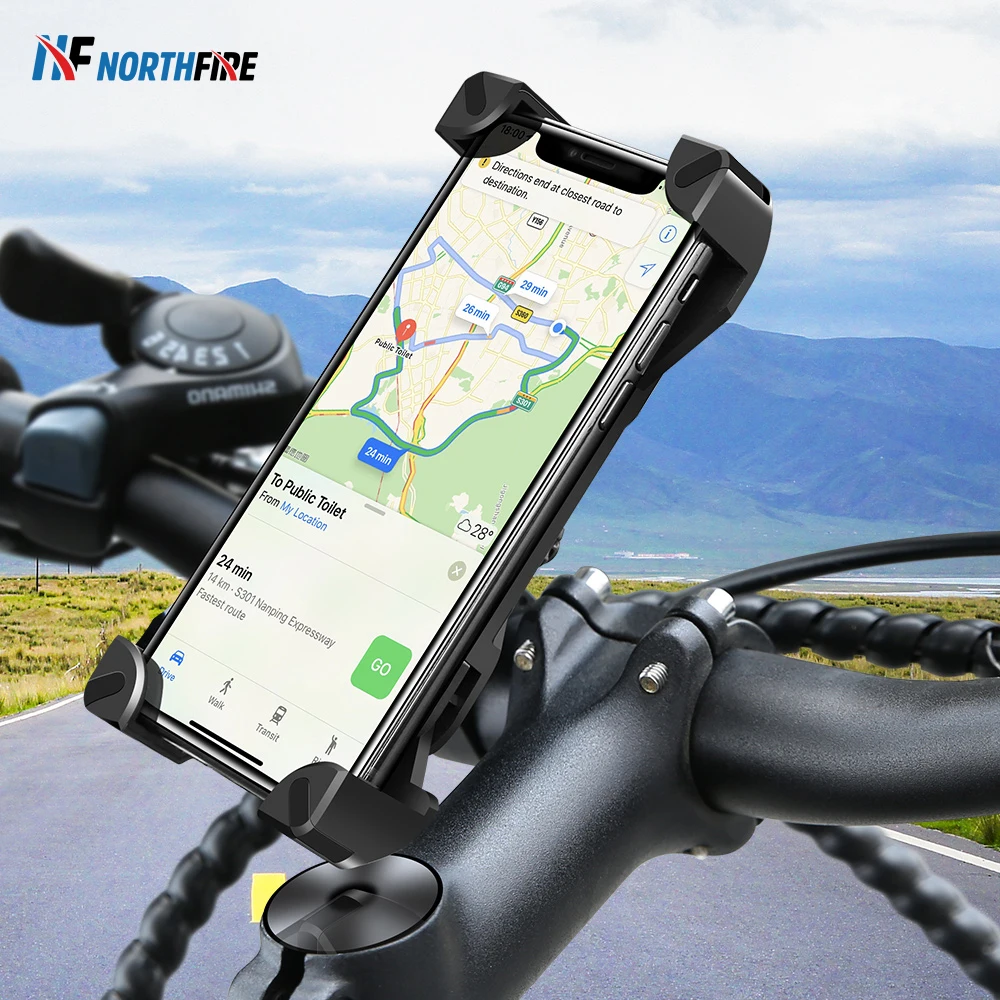 Universal Bicycle Motorcycle Mobile Phone Holder For Smart Phone Adjustable 360-Degree Rotation GPS Mount Handlebar Stand Holder
Universal Bicycle Motorcycle Mobile Phone Holder For Smart Phone Adjustable 360-Degree Rotation GPS Mount Handlebar Stand Holder