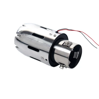 Universal Car Exhaust System Plain Tip Tailpipes Red Light Car Modified Single Outlet Exhaust Pipe Tail Throat with LED Light
Universal Car Exhaust System Plain Tip Tailpipes Red Light Car Modified Single Outlet Exhaust Pipe Tail Throat with LED Light