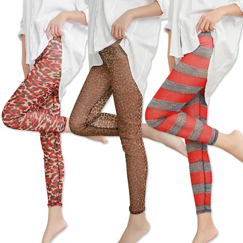 Female Stretch Mesh Graffiti Leggings Leopard Stripe Print 2020 Spring Summer Transparent Pants Ankle Length Legging Femme
Female Stretch Mesh Graffiti Leggings Leopard Stripe Print 2020 Spring Summer Transparent Pants Ankle Length Legging Femme