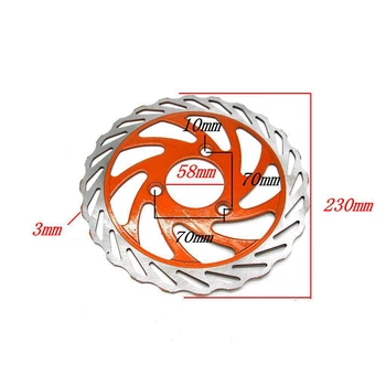 230mm Performance Front Disc brake Rotor for ATV Motorcycle Pocket Bike Front Disc brake Rotor Steel Disc brake rotor colorful
230mm Performance Front Disc brake Rotor for ATV Motorcycle Pocket Bike Front Disc brake Rotor Steel Disc brake rotor colorful