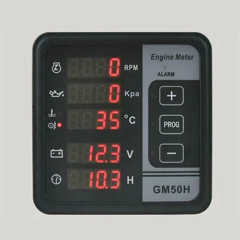 GM50H LCD Display Digital Generator Set Controller Engine Replacement Multifunction Meter Tools ABS Rotating Speed Test
GM50H LCD Display Digital Generator Set Controller Engine Replacement Multifunction Meter Tools ABS Rotating Speed Test