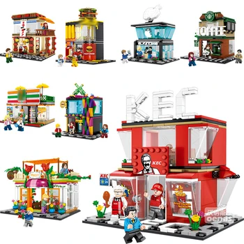 City Street Scene Retail Store Miniature Building Blocks Brick Educational Cafe Mcdonald Apple 3D Model Compatible Kids Toys
City Street Scene Retail Store Miniature Building Blocks Brick Educational Cafe Mcdonald Apple 3D Model Compatible Kids Toys