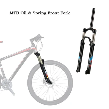 Mountain Bike Oil/Spring Front Fork Cycling Bike Disc Brake Hard Front Fork Bicycle Accessories Parts 26" / 27.5'' / 29''
Mountain Bike Oil/Spring Front Fork Cycling Bike Disc Brake Hard Front Fork Bicycle Accessories Parts 26" / 27.5'' / 29''