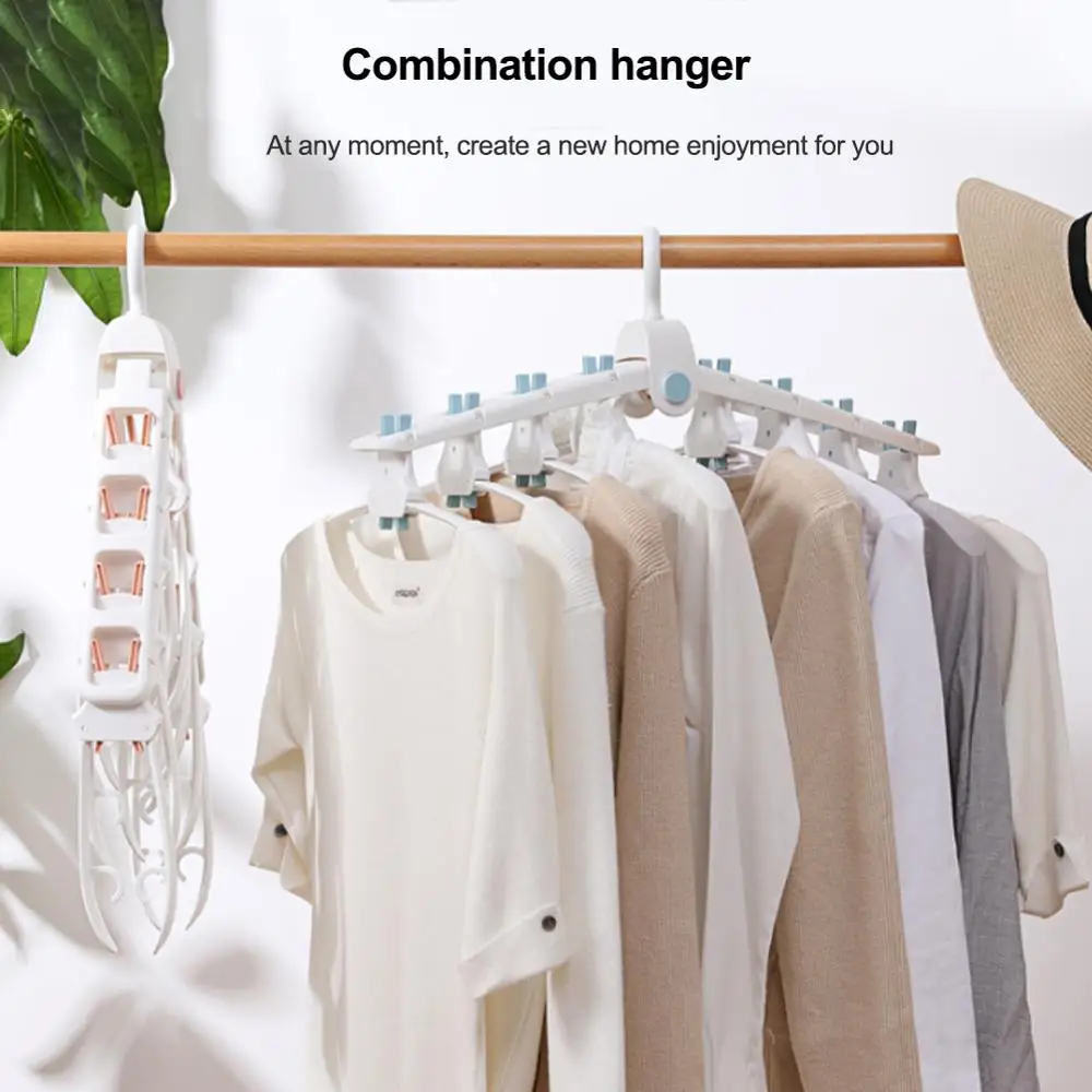 Multi-function 360 Rotating Magic Hanger Folding Hanger Wardrobe Drying Clothes Home Bedroom Storage Holder Organizer
Multi-function 360 Rotating Magic Hanger Folding Hanger Wardrobe Drying Clothes Home Bedroom Storage Holder Organizer