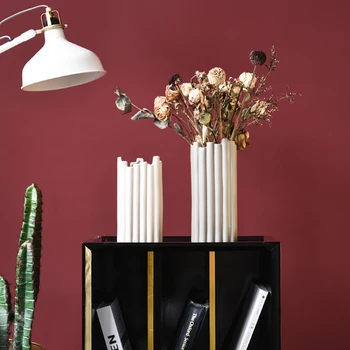 Nordic Ceramic Vase Creative Irregular Vase Flower Pot Dried Flowers Inserted Desktop Ornaments Home Decoration 
Nordic Ceramic Vase Creative Irregular Vase Flower Pot Dried Flowers Inserted Desktop Ornaments Home Decoration