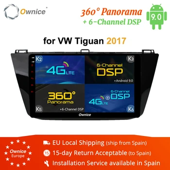 Ownice K1 K2 K3 K5 K6 Octa Core Android 9.0 Car Radio GPS Navigation for VW Tiguan L 2017 DVD Multimedia 4G LTE 360 panorama DSP
Ownice K1 K2 K3 K5 K6 Octa Core Android 9.0 Car Radio GPS Navigation for VW Tiguan L 2017 DVD Multimedia 4G LTE 360 panorama DSP