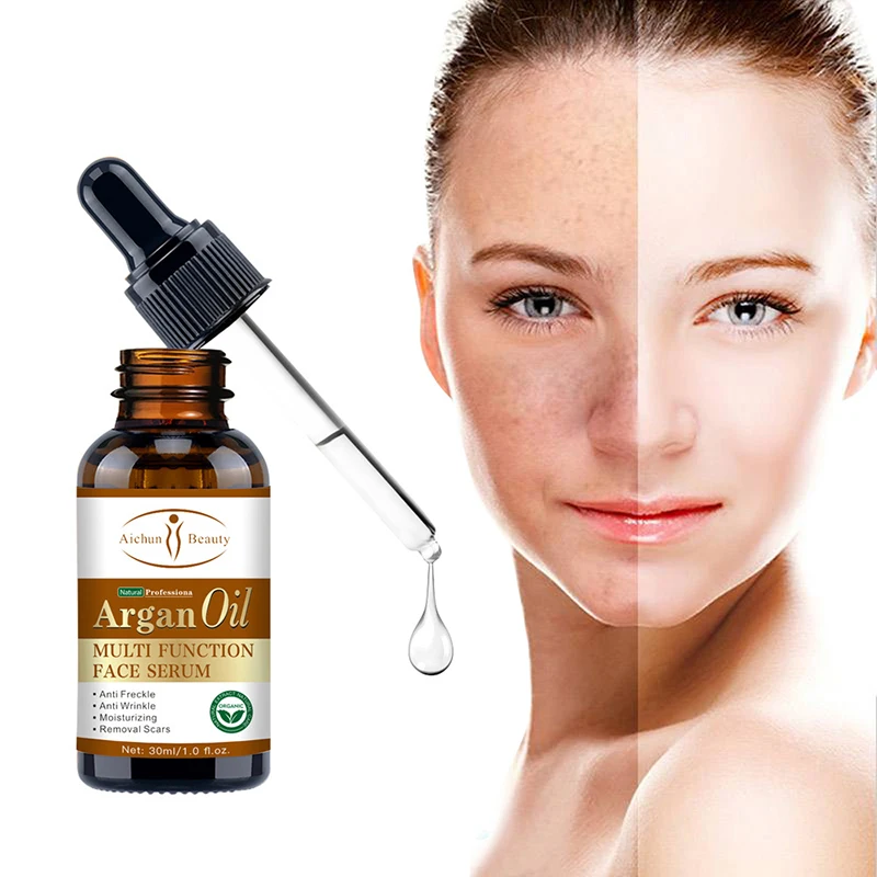 Multi Function Face Serum Argan Oil Anti Freckle Anti Wrinkle Moisturizing Removeal scars Whiten Brighten Skin Care Essence 30ml
Multi Function Face Serum Argan Oil Anti Freckle Anti Wrinkle Moisturizing Removeal scars Whiten Brighten Skin Care Essence 30ml