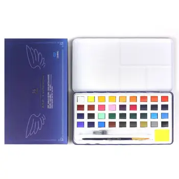 36 Colors Foldable Portable Solid Pigment Watercolour Paint for artists Students A9LC
36 Colors Foldable Portable Solid Pigment Watercolour Paint for artists Students A9LC