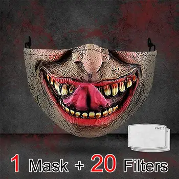 Adult Fashion Funny Adult Mask Face Pollution Activated Carbon Reusable Washable Halloween Party Print Grimace Fun Mouth Cover
Adult Fashion Funny Adult Mask Face Pollution Activated Carbon Reusable Washable Halloween Party Print Grimace Fun Mouth Cover