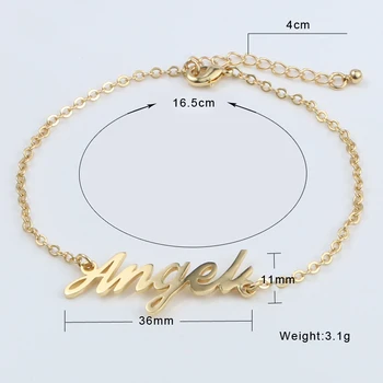 Fashion Custom Name Bracelet For Women Personalized Women Bracelet Customize Letter Initial Charm Bracelet Name Jewelry 
Fashion Custom Name Bracelet For Women Personalized Women Bracelet Customize Letter Initial Charm Bracelet Name Jewelry