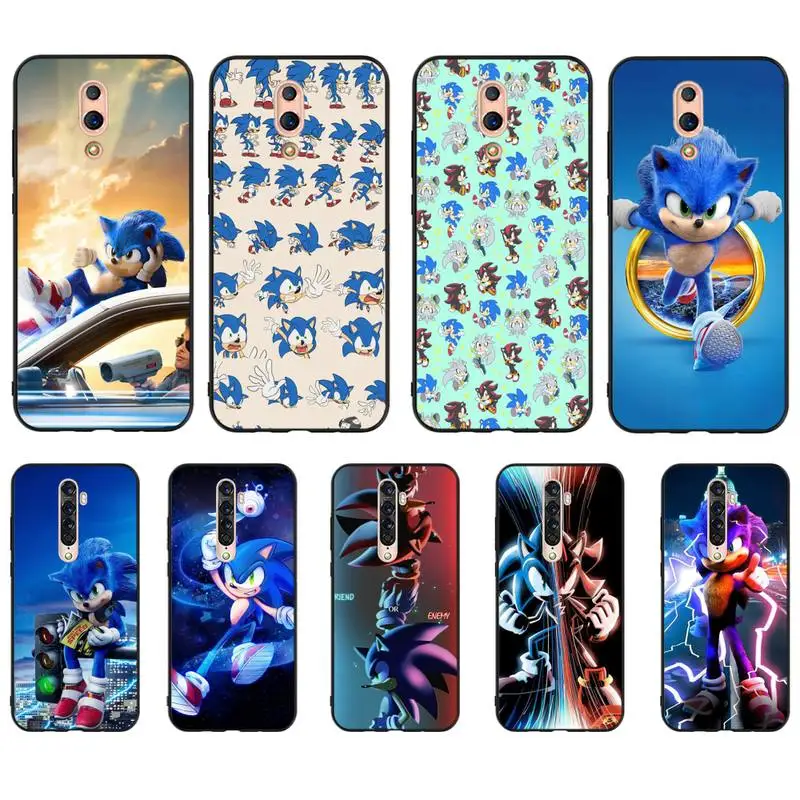 Maiyaca Sonic the Hedgehog чехол для телефона OPPO A5 A9 A5S A1K A37 F7 F5 F9 RealmeX C2 C3 X2PRo XT 3 5 6Pro Reno2Z|Бамперы|