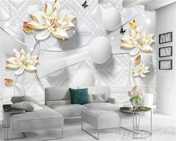 Custom 3D Photo Wallpaper Delicate Lotus Butterfly White Ball Living Room Bedroom TV Background Wall Wallpaper
Custom 3D Photo Wallpaper Delicate Lotus Butterfly White Ball Living Room Bedroom TV Background Wall Wallpaper