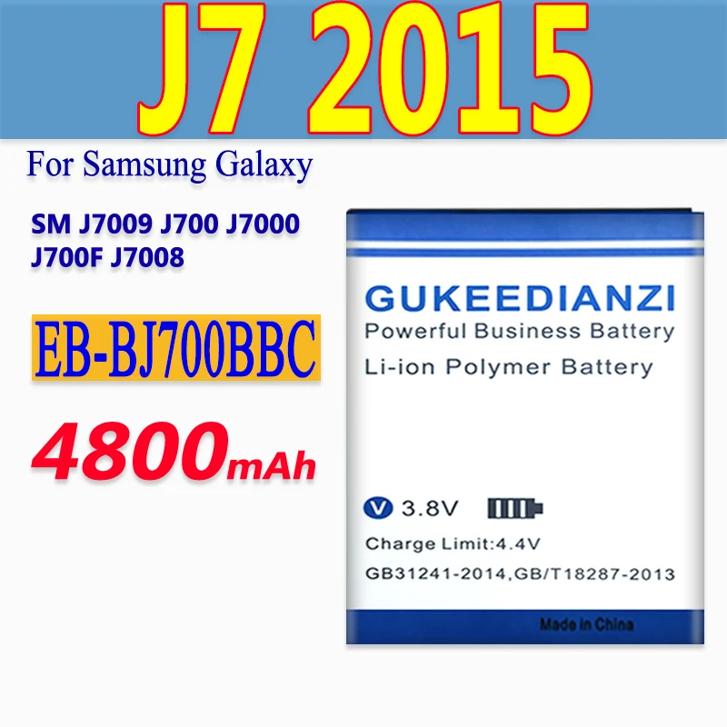 Фото GUKEEDIANZI батарея для телефона Samsung Galaxy J7 Neo 2015 J7009 J7000 J7008 J700F SM-J700f EB-BJ700BBC EB-BJ700CBE 4800 мА-ч |