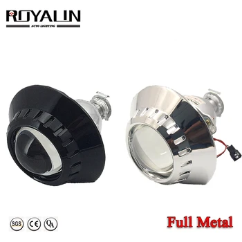 ROYALIN Full Metal Bi Xenon H1 HID Projector Headlights Lens for BMW E46 Headlamp Wagon Sedan Coupe ZKW H4 H7 Auto Retrofits 
ROYALIN Full Metal Bi Xenon H1 HID Projector Headlights Lens for BMW E46 Headlamp Wagon Sedan Coupe ZKW H4 H7 Auto Retrofits