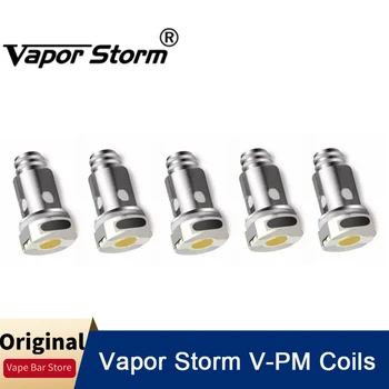 

Vapor Storm Electronic Cigarette Coils 5pcs/pack 0.3ohm 0.6ohm V-PM Coils Coil Head Replacement Core for V-PM 40 Pod Mod Kit