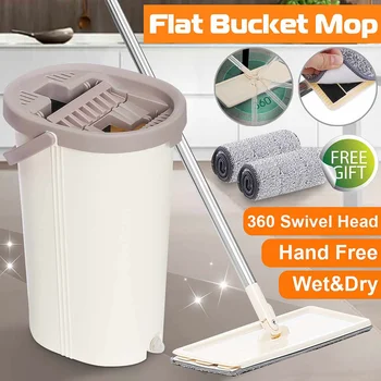 Flat Squeeze Mop Bucket Hand Free Wringing Stainless Steel Mop Self Wet And Cleaning System Dry Cleaning Microfiber Mop Floor
Flat Squeeze Mop Bucket Hand Free Wringing Stainless Steel Mop Self Wet And Cleaning System Dry Cleaning Microfiber Mop Floor