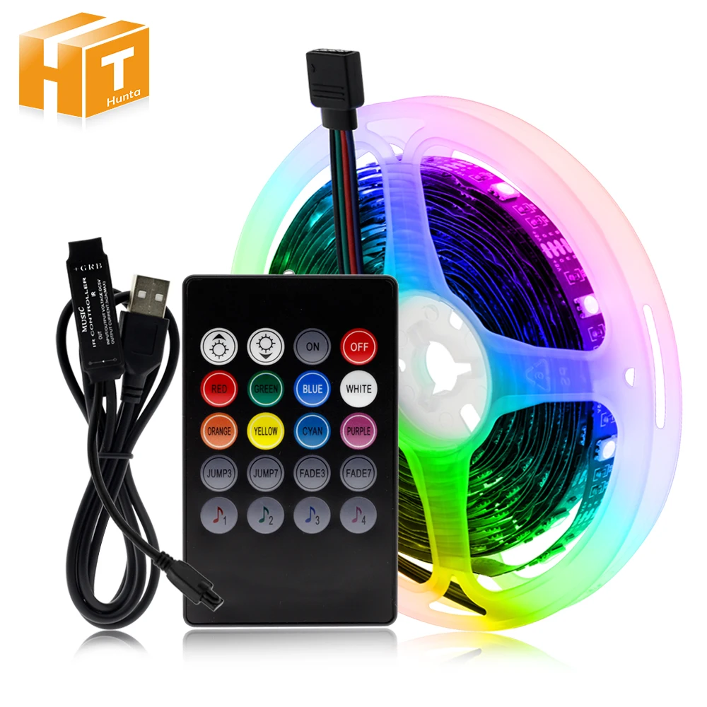 RGB Changeable USB LED Strip 5050 DIY Flexible LED Light Bluetooth Control / Music Control LED TV Background Lighting.
RGB Changeable USB LED Strip 5050 DIY Flexible LED Light Bluetooth Control / Music Control LED TV Background Lighting.