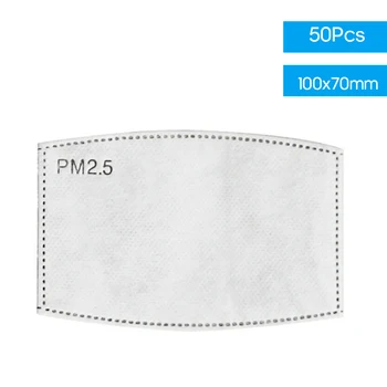 50Pcs PM2.5 Activated Carbon Filter Pad Replaceable Anti-Fog Dustproof 6-Layer Protective Mask Pads Mouth Mask Filters Pads
50Pcs PM2.5 Activated Carbon Filter Pad Replaceable Anti-Fog Dustproof 6-Layer Protective Mask Pads Mouth Mask Filters Pads