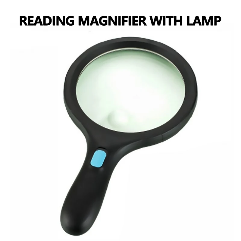 HD reading Handheld Reading Magnifying Glass Illuminated Magnifier Microscope Lens Jewelry Watch Loupe Magnifier With 10 LEDs
HD reading Handheld Reading Magnifying Glass Illuminated Magnifier Microscope Lens Jewelry Watch Loupe Magnifier With 10 LEDs